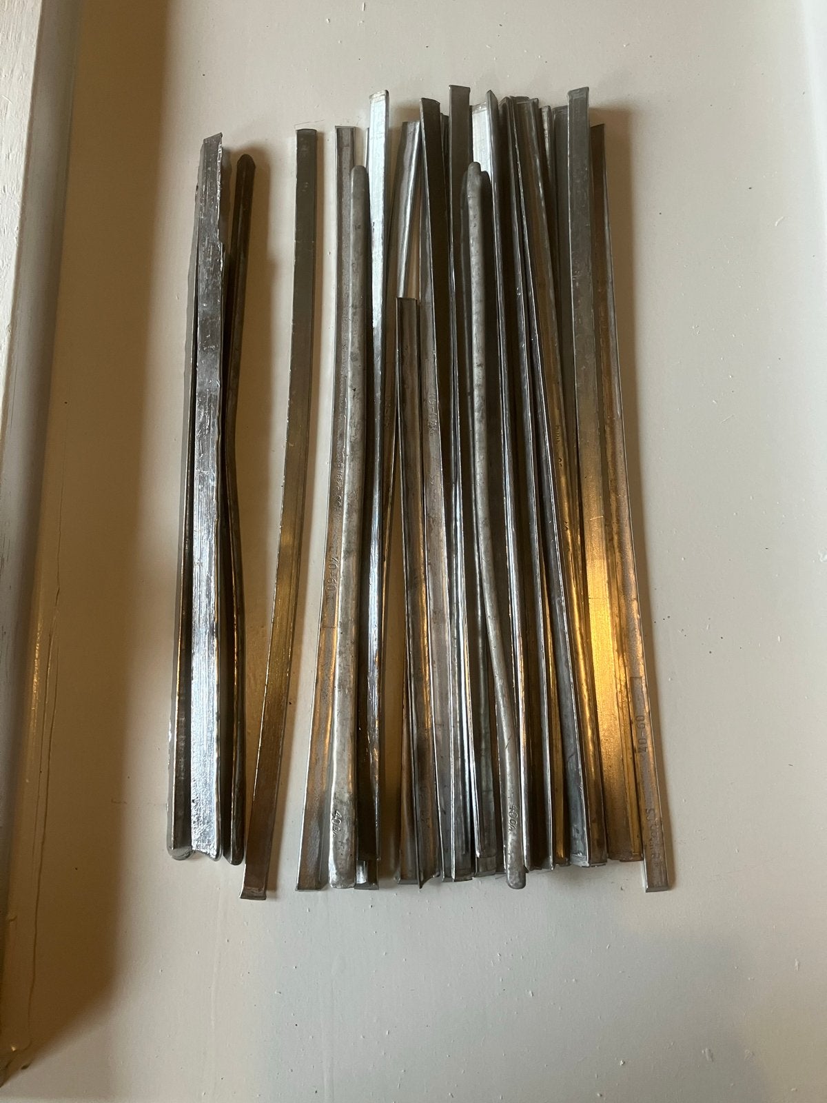 Soldeertin staven 25 stuks, Ophalen of Verzenden, Nieuw