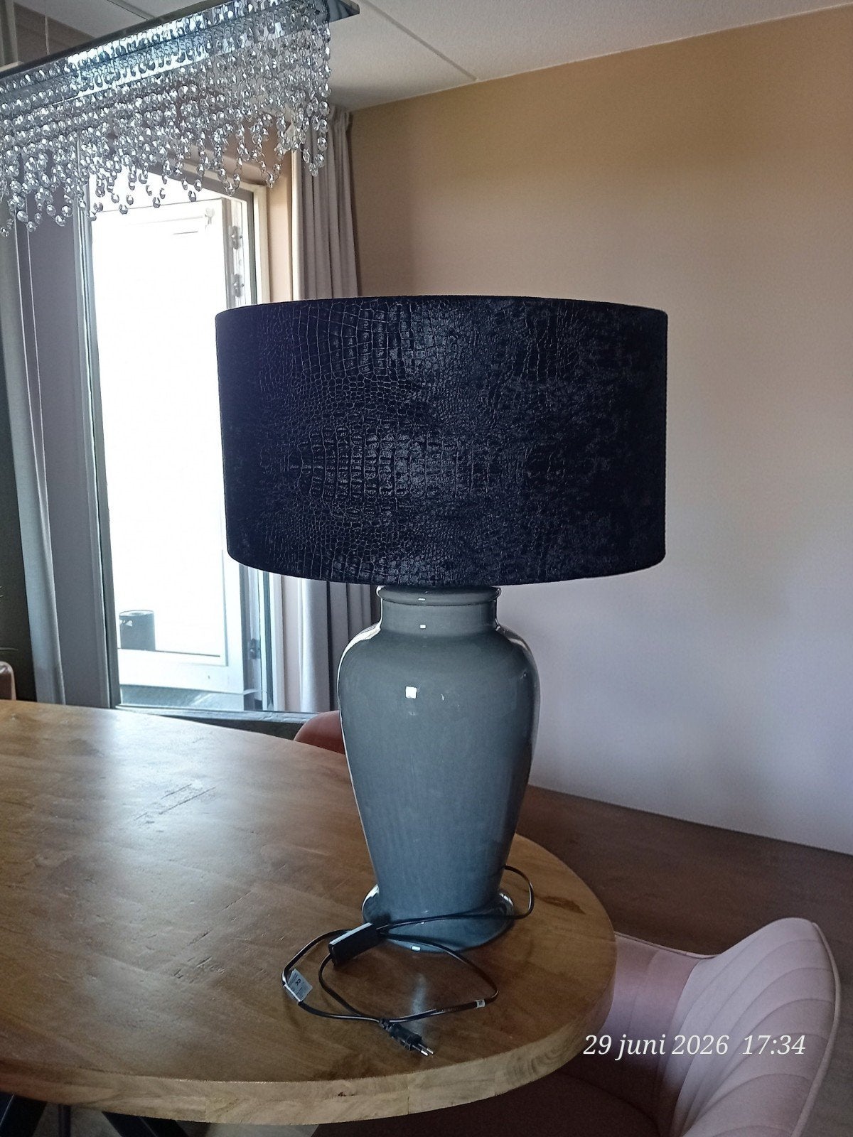 Mooie Coco Maison Lamp Met Croco Lampenkap, Ophalen