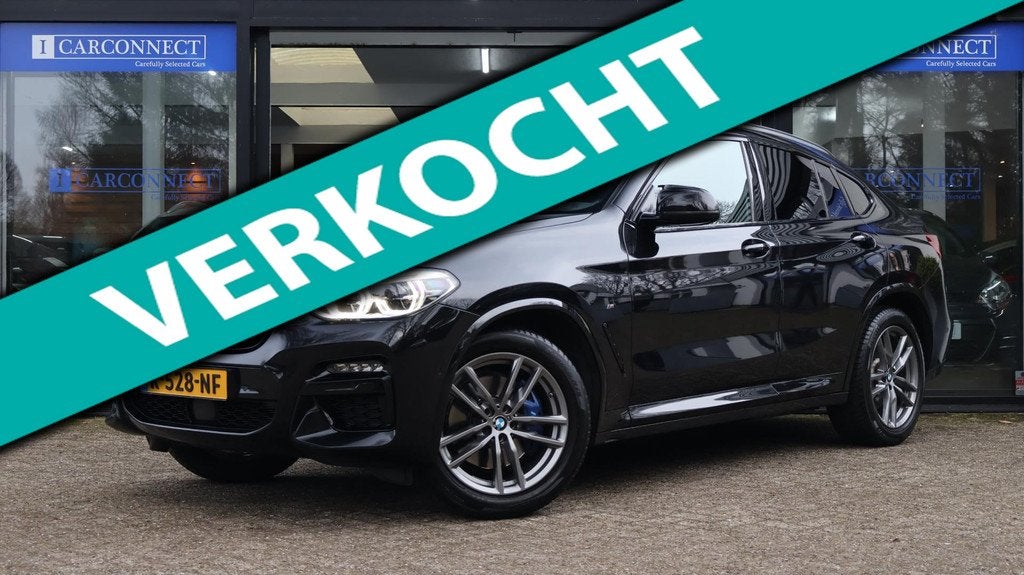 BMW X4 M40i High Executive|Pano|Memory|ACC|Dealer.OH|HUD|Tr., Automaat, Gebruikt, Zwart, Leder