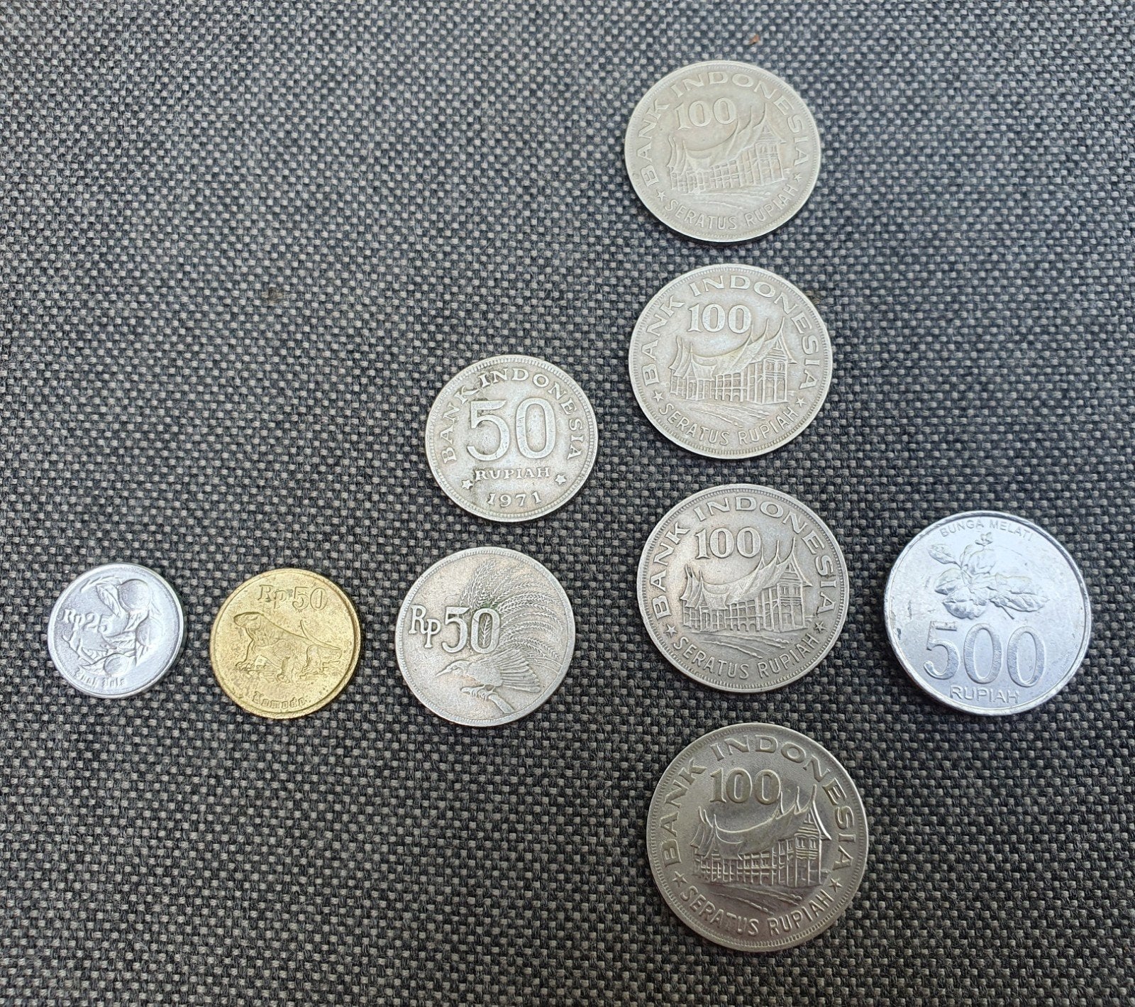Rupiah munten uit Indonesie, Postzegels en Munten, Ophalen of Verzenden, Zuidoost-Azië, Losse munt