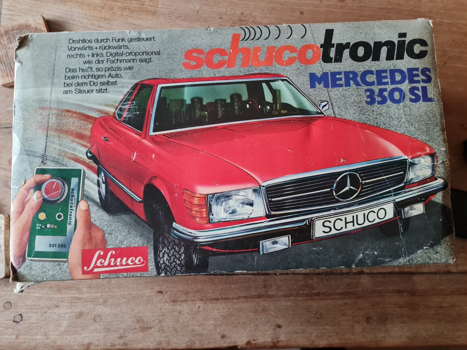 Vintage mercedes 350 sel radiografisch bestuurbare auto, Ophalen of Verzenden, Overige schalen, Auto offroad