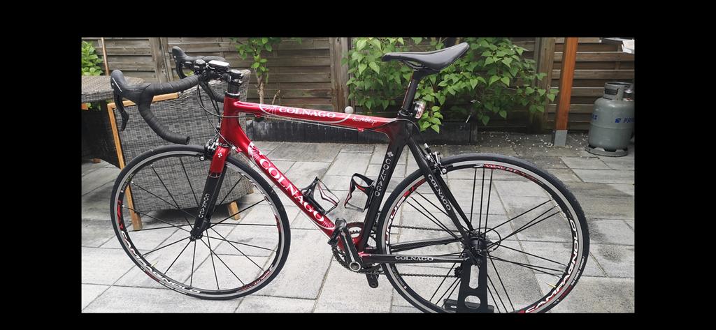 Colnago e3 55cm volledig carbon zgan, Fietsen en Brommers, Carbon, Zo goed als nieuw, Meer dan 20 versnellingen, 53 tot 57 cm