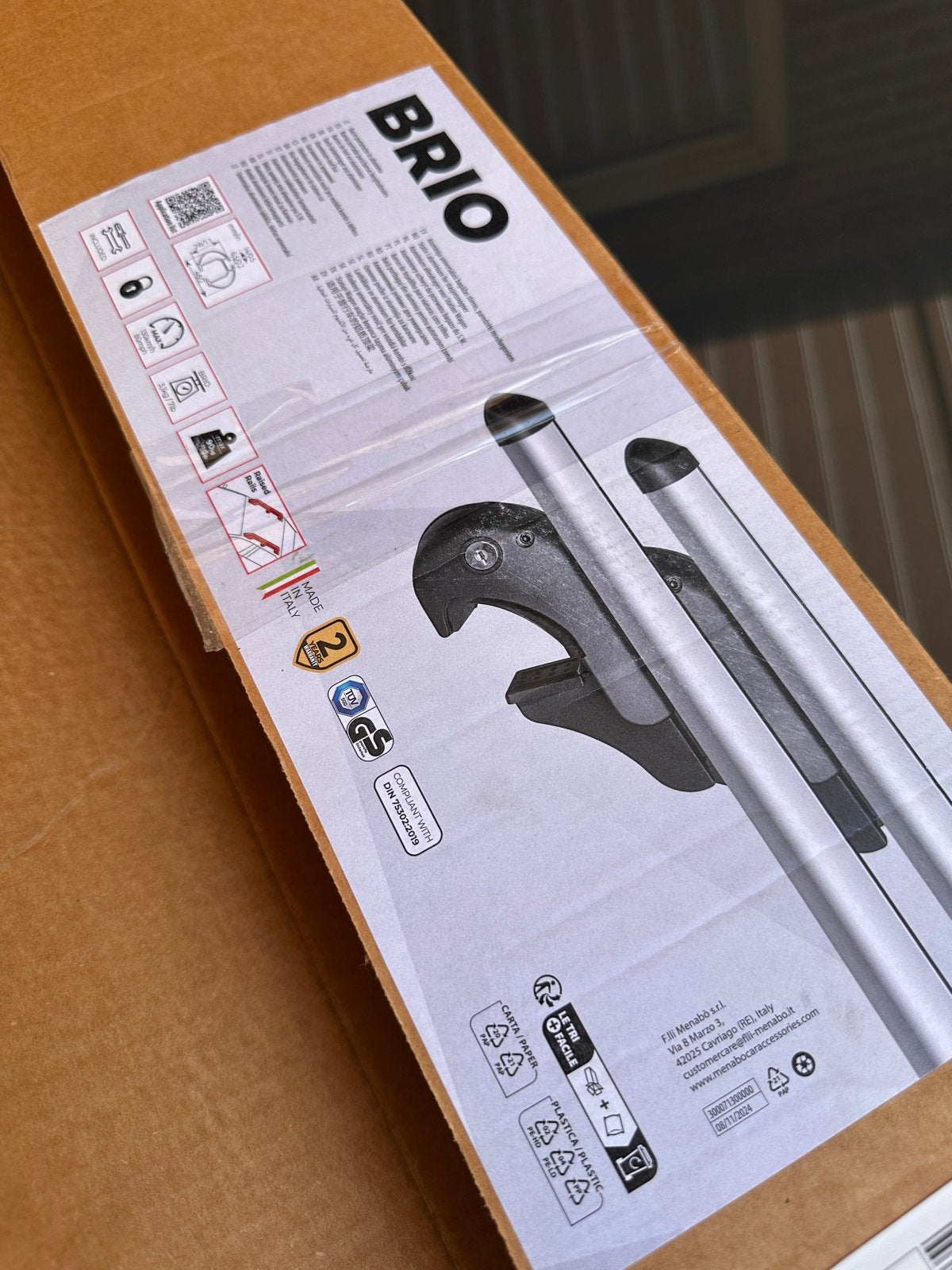 Brio dakdragers voor auto met dakrails, Ophalen, Nieuw