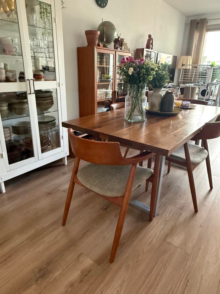 4 sissy-boy eetkamerstoelen giulia woonkamer stoel, Huis en Inrichting, Stoelen, Ophalen, Bruin, Zo goed als nieuw, Vier