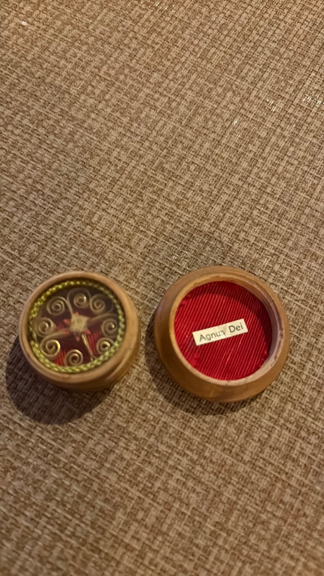Agnus Dei relikwie, Antiek en Kunst, Ophalen of Verzenden