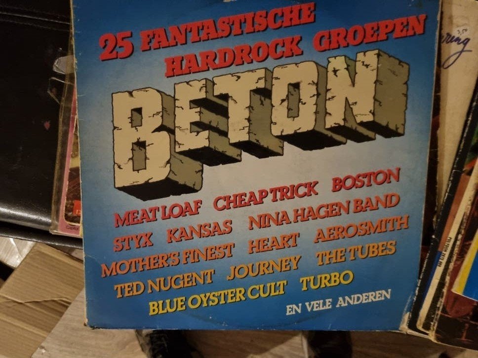 Beton - 25 Fantastische Hardrock Groepen (Verzamelalbum), Ophalen of Verzenden, Gebruikt, Hardrock