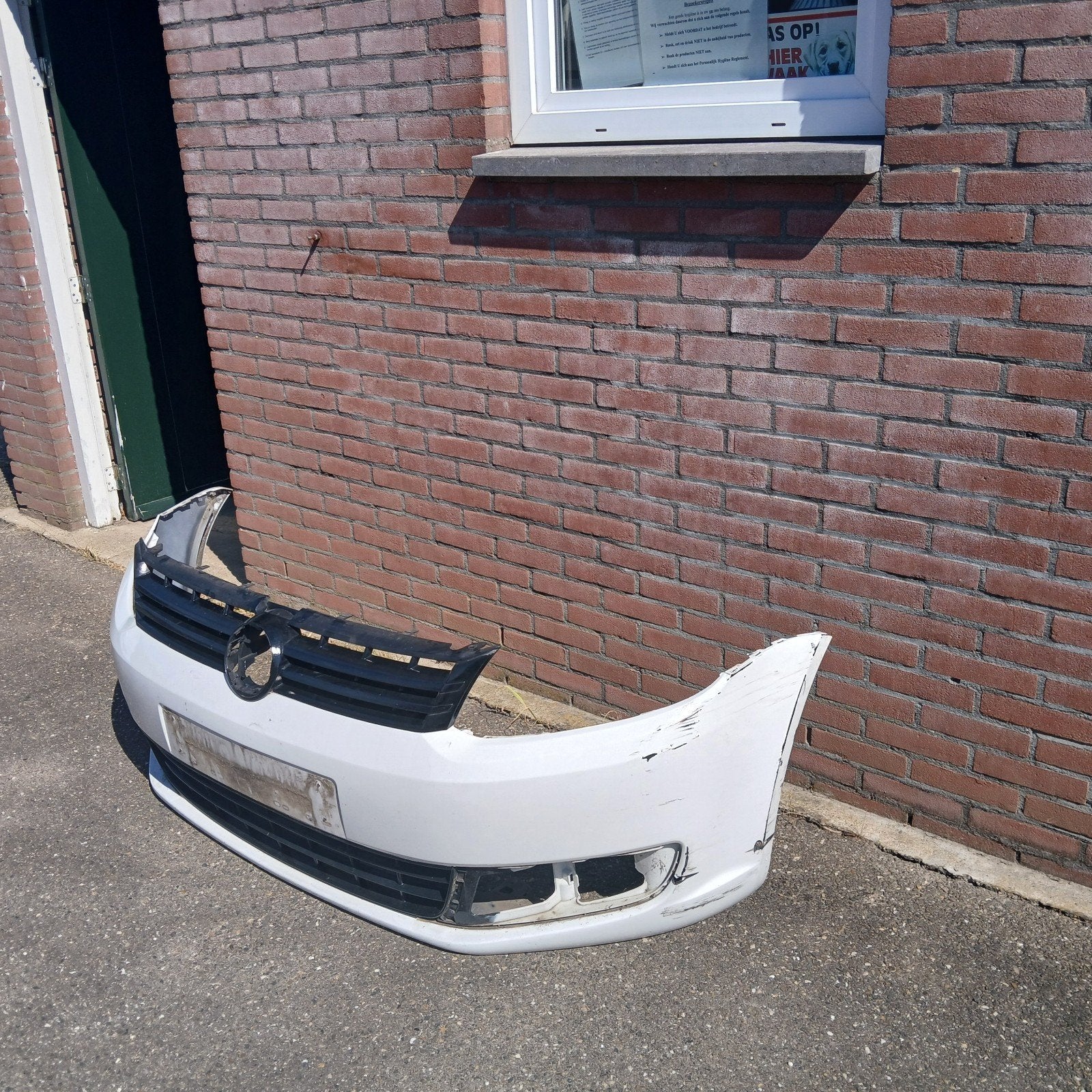 Te koop voorbumper VW caddy., Ophalen, Gebruikt, Bumper, Volkswagen