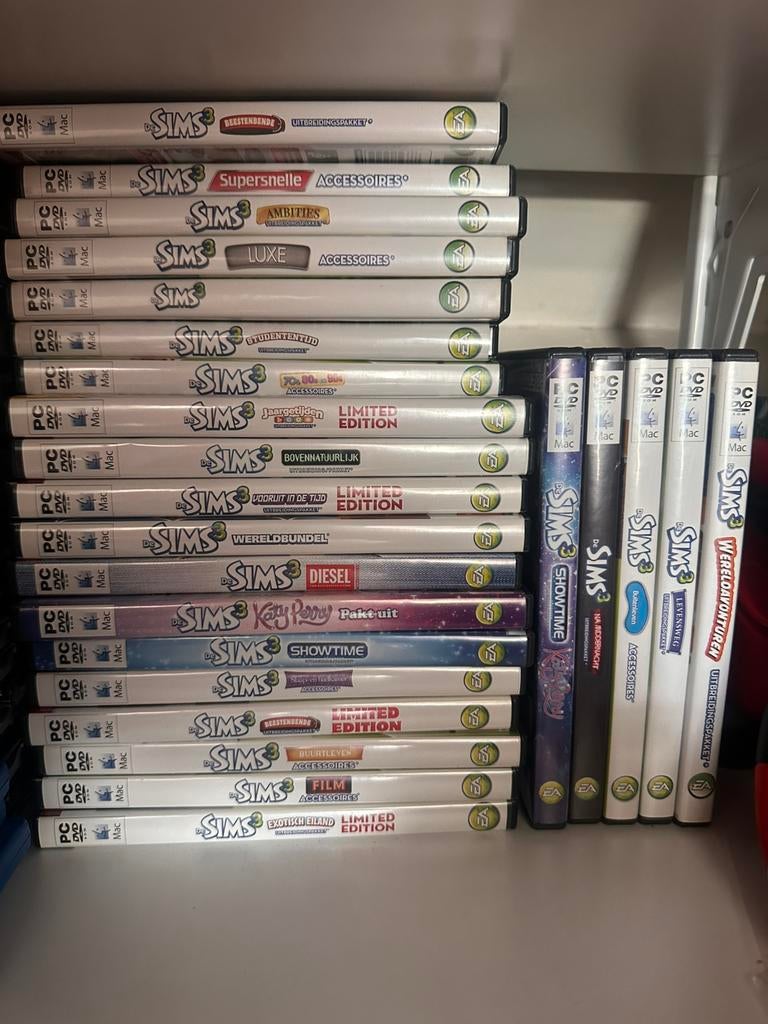 Zeer grote Sims 3 verzameling! Meer dan 22 uitbreidingen!, Spelcomputers en Games, Games | Pc, 1 speler, Ophalen of Verzenden