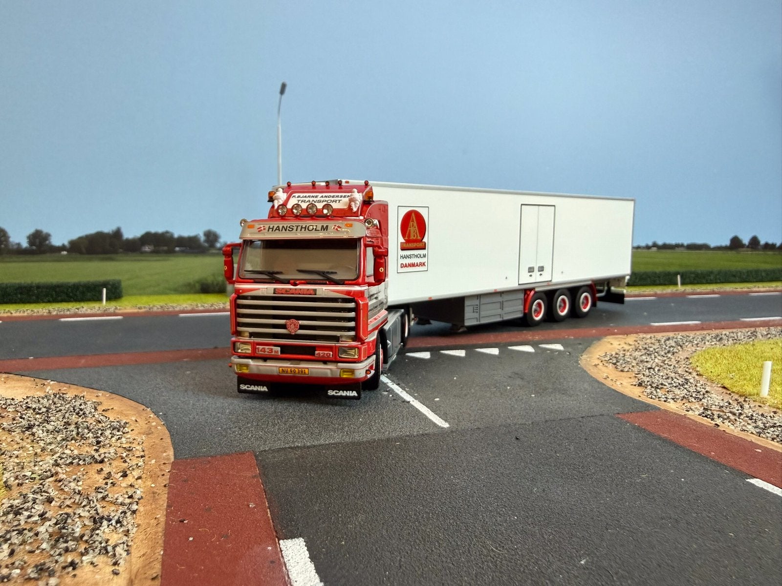 WSI Scania 143M420 Streamline 4x2 koelopl. PB. Andersen 1:50, Ophalen of Verzenden, Nieuw, Bus of Vrachtwagen, Wsi