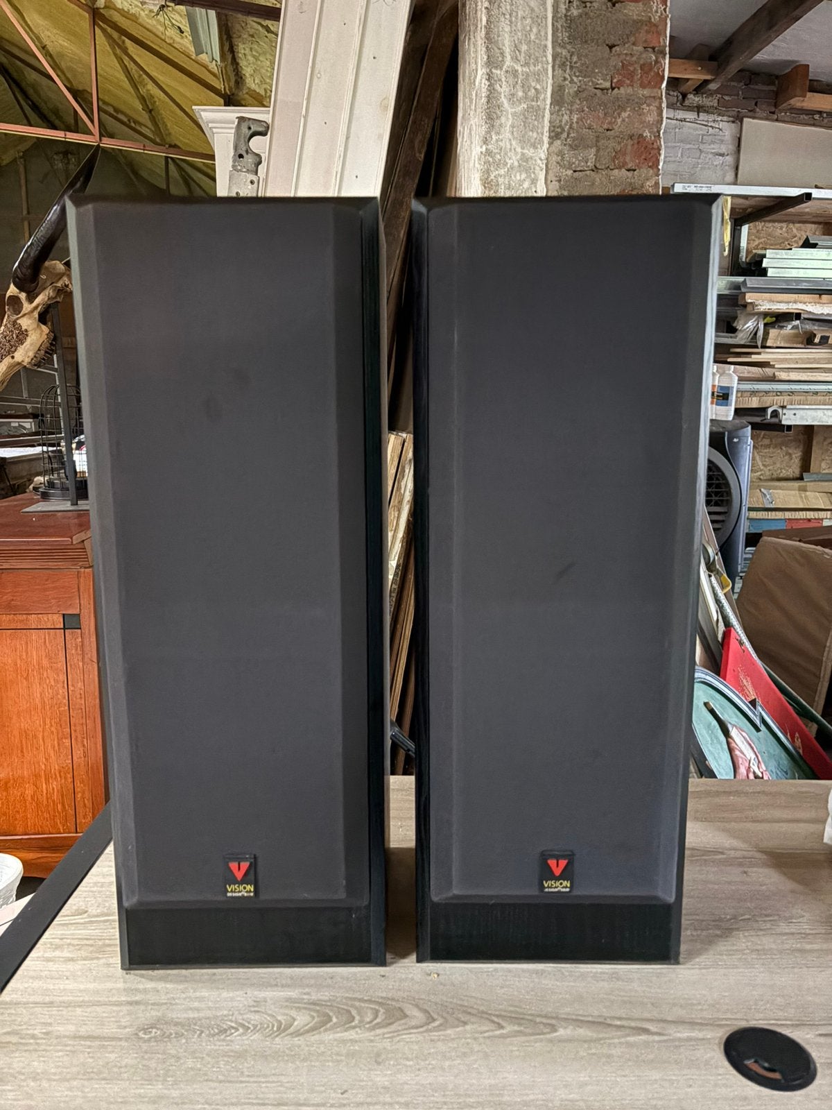 B&W Vision DS3 speakers, Ophalen, Zo goed als nieuw, Minder dan 60 watt, Overige merken