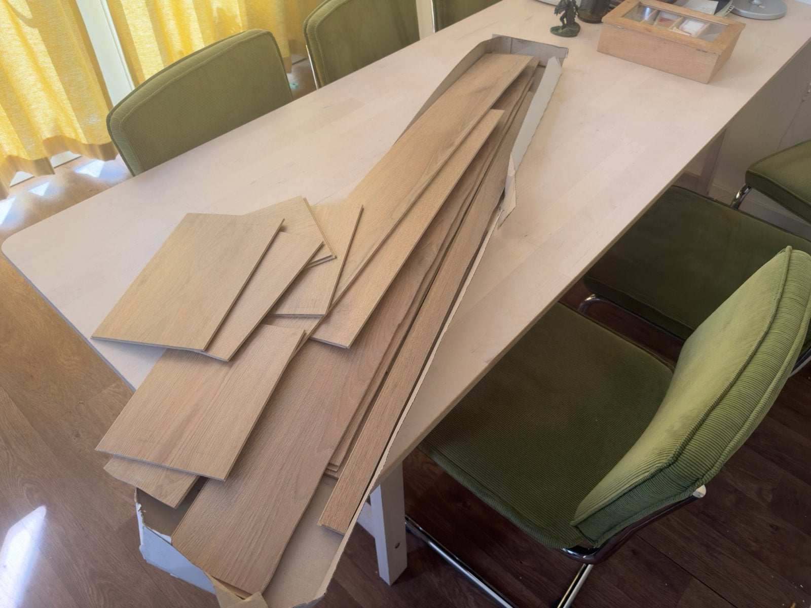 Laminaatvloer en ondervloer - Nieuw in verpakking, Ophalen, Nieuw, 5 tot 10 m², 10 tot 30 cm
