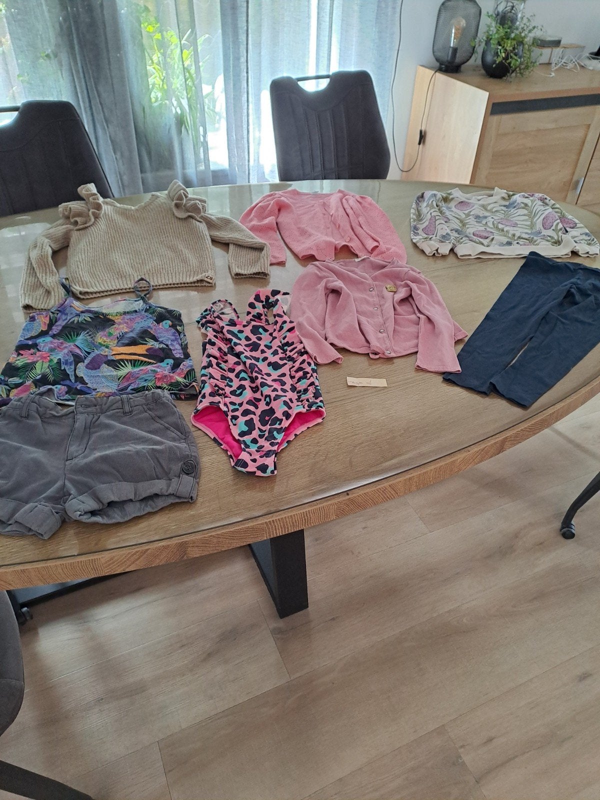Pakket meisjeskleding maat 116 - diverse items, Ophalen of Verzenden