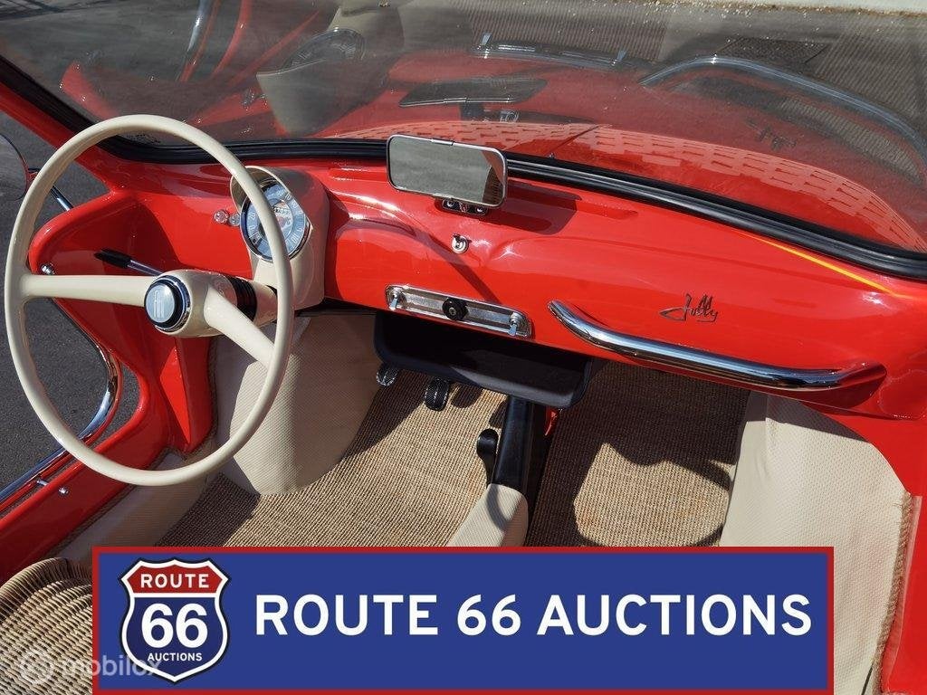 Fiat 500 Jolly Spiaggina | 1964 | Route 66 Auctions, Overige carrosserieën, Zwart, Bedrijf, Handgeschakeld