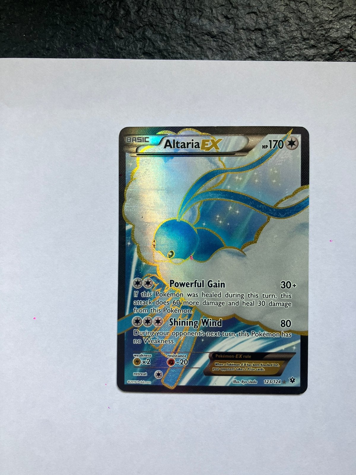 Altaria EX Pokémon kaart, Ophalen of Verzenden, Gebruikt