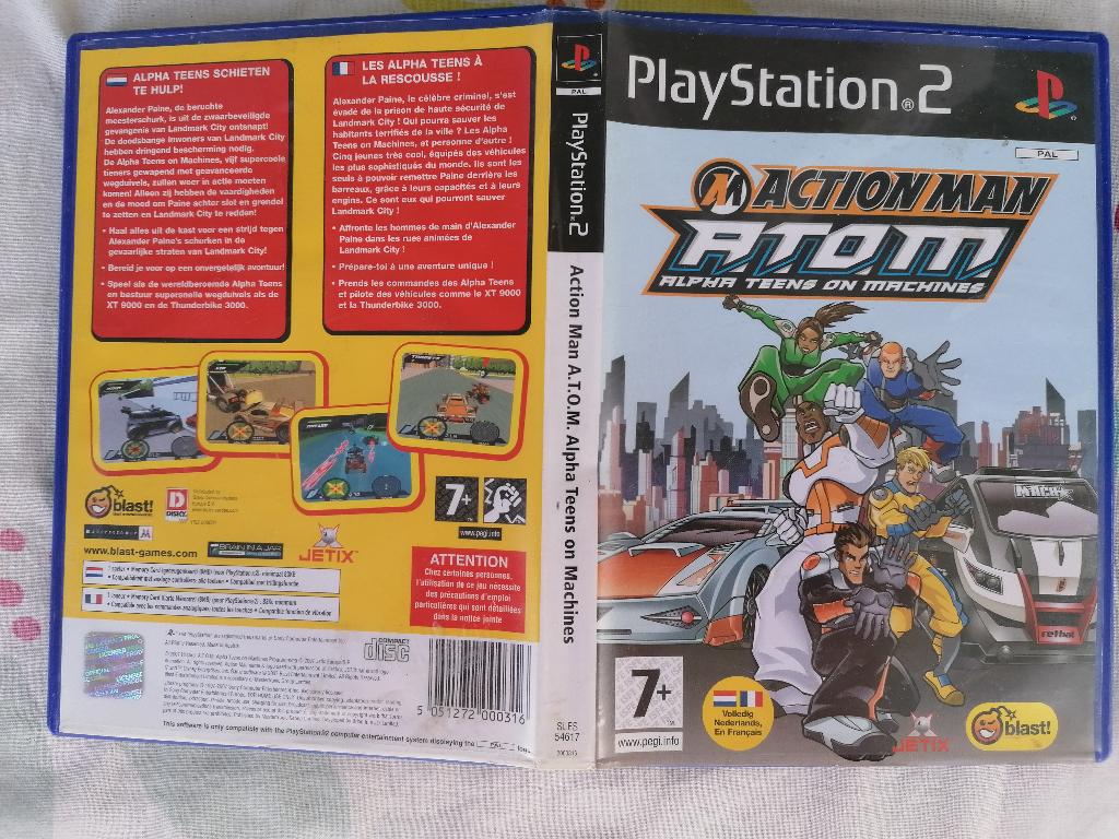 Game actionman atom voor ps2 compleet met boekje. Vanaf 7 ja, 1 speler, Ophalen, Gebruikt, Vanaf 7 jaar