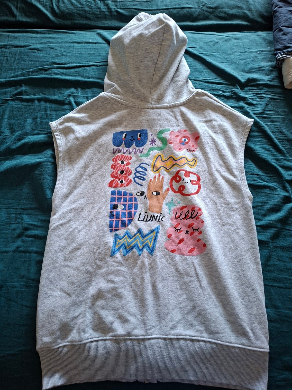 Liunic x H&M vest maat 146/152, Meisje, Trui of Vest, H&M, Ophalen of Verzenden