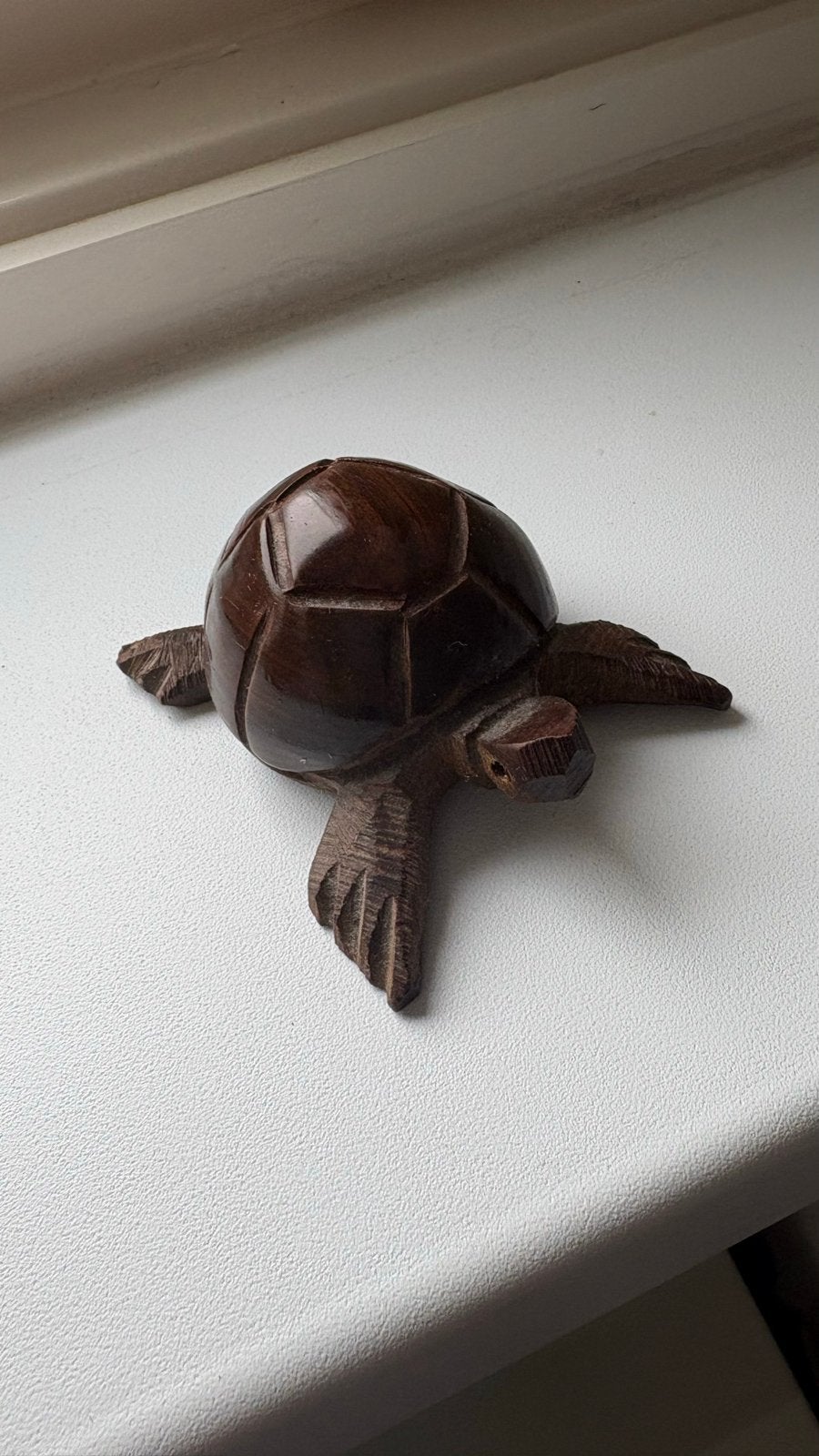 Decoratieve Houten Schildpad - Handgesneden, Verzenden