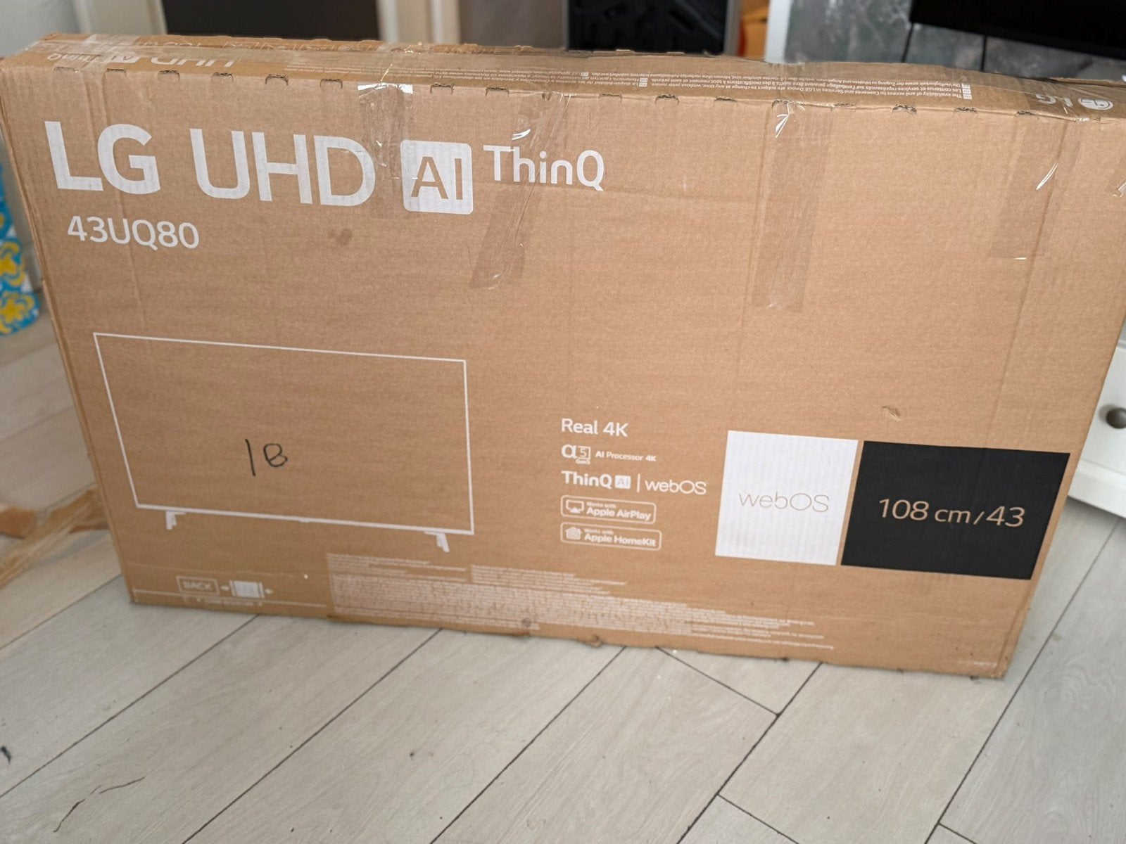 LG UHD AI ThinQ TV - Scherm kapot, nieuw in doos, Ophalen, LED, 4k (UHD), 100 cm of meer