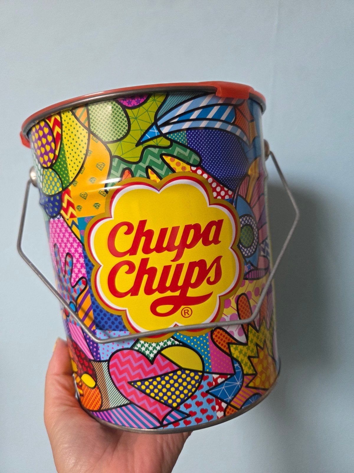 Chupa Chups blik, Ophalen, Gebruikt