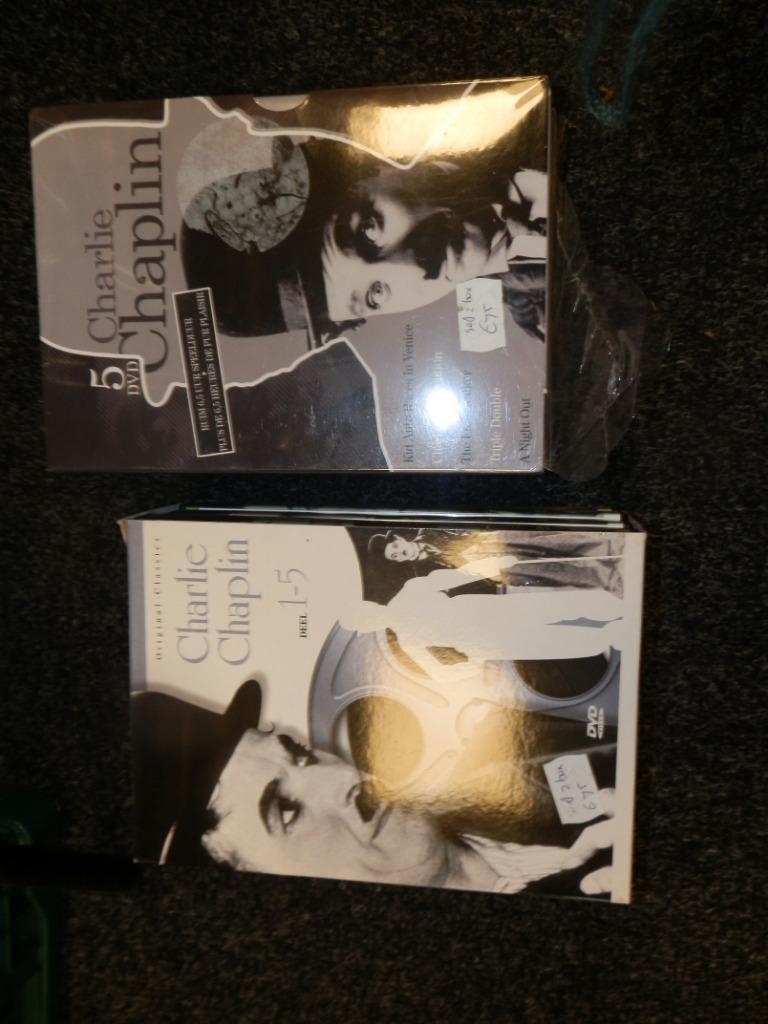 DVD box charlie chaplin 2 stuks nieuw in verpakking, Alle leeftijden, Ophalen of Verzenden, Nieuw in verpakking, Boxset