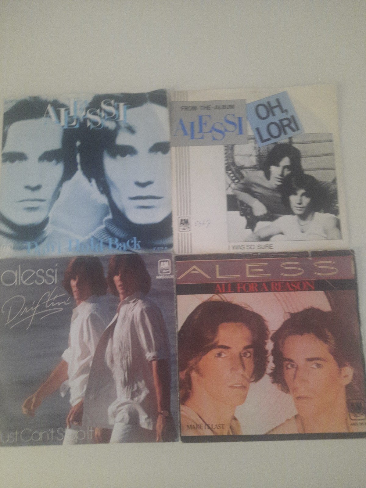 4x vinyl singels van Alessi, Ophalen of Verzenden, Zo goed als nieuw, Nederlandstalig