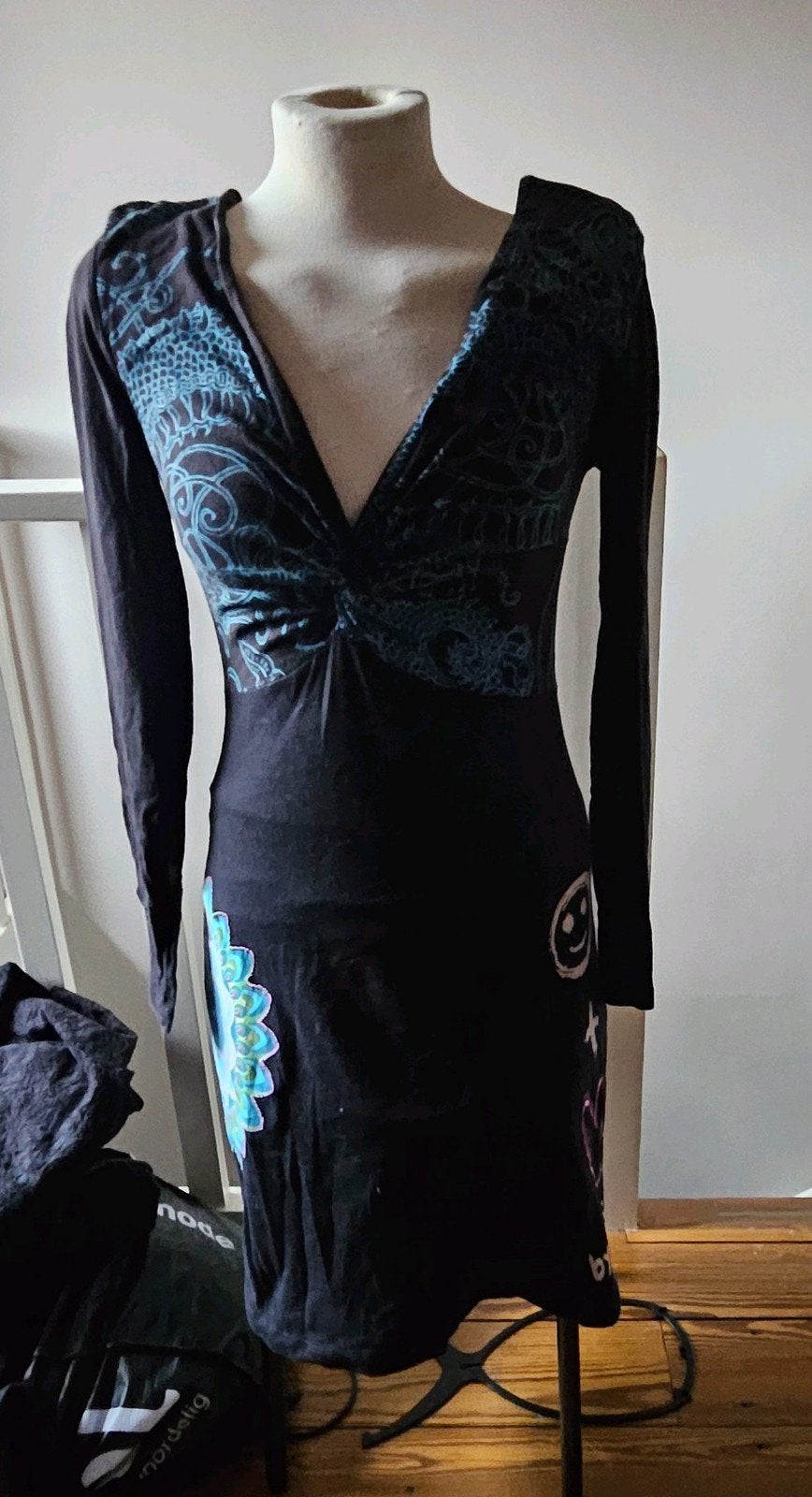 Desigual jurk maat M, Maat 38/40 (M), Zwart, Ophalen of Verzenden, Zo goed als nieuw