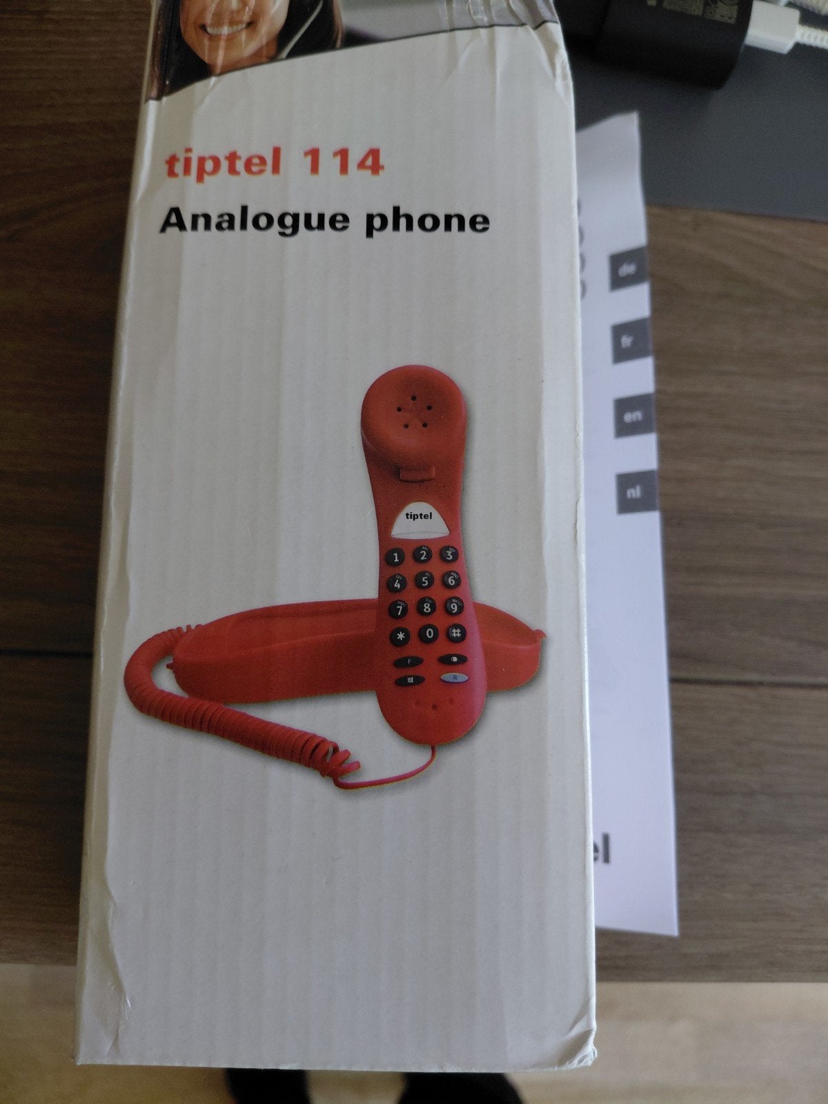 Tiptel 114 Analoge Telefoon - zwart, Ophalen, Nieuw