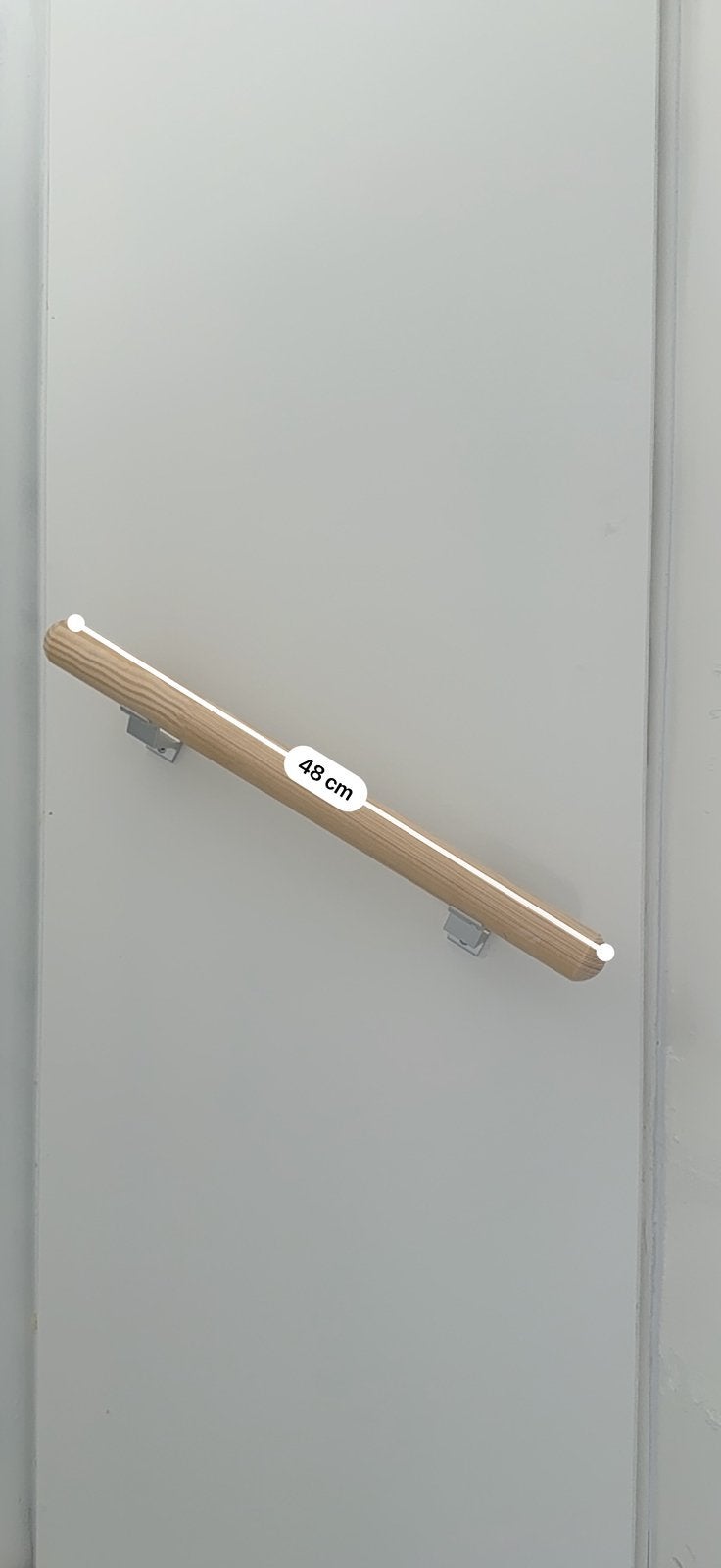 Nieuwe trapleuning 48cm, 68cm en 3,25m, Ophalen, Zo goed als nieuw