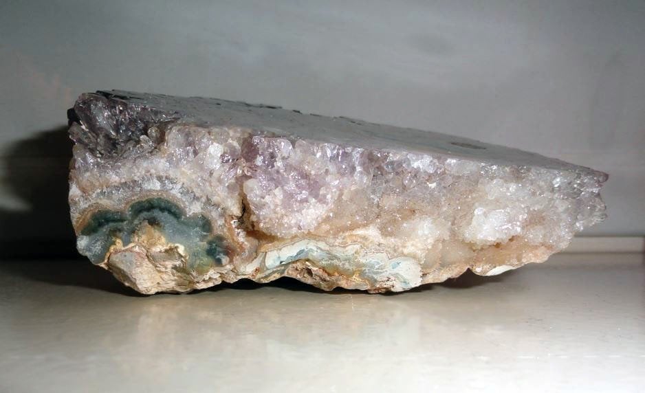 Amethist Amethistroos Chalcedoon Agaat Stalactiet Mineraal, Verzenden, Mineraal