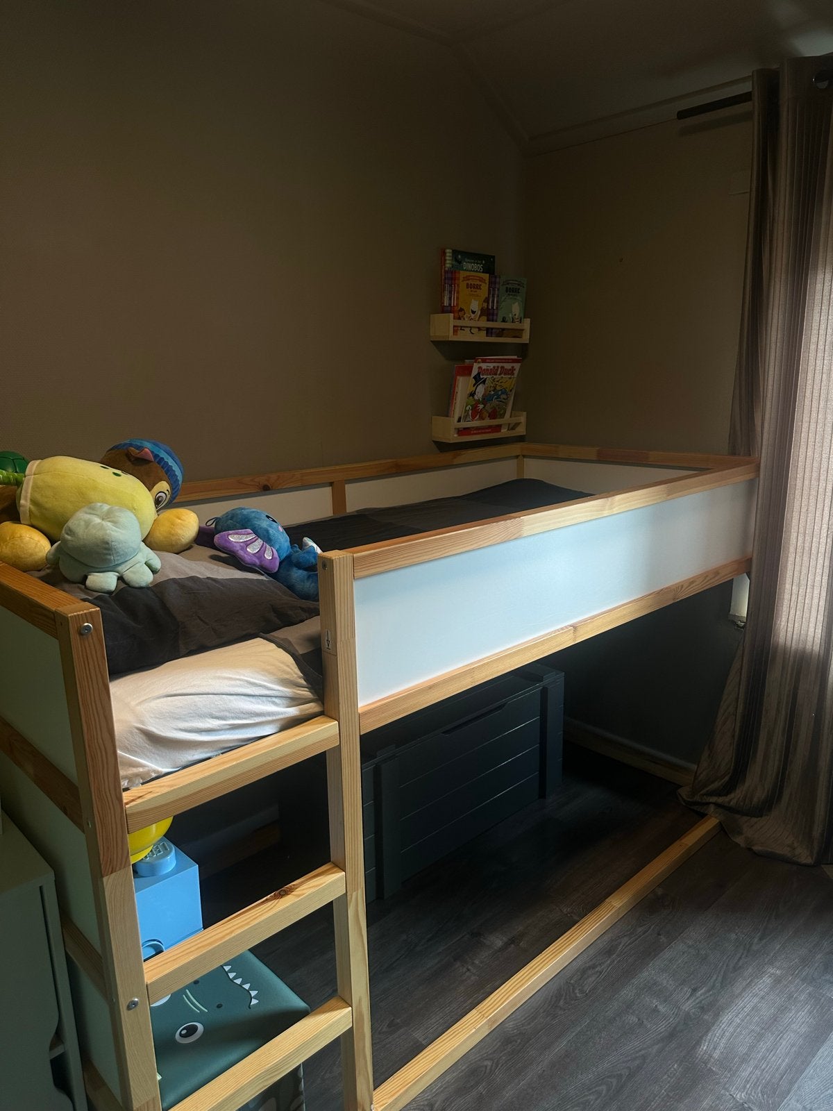 IKEA KURA omkeerbaar bed - 1,5 jaar oud, Kinderen en Baby's, Kinderkamer | Bedden, Ophalen, 85 tot 100 cm, Zo goed als nieuw, Hoogslaper of Stapelbed