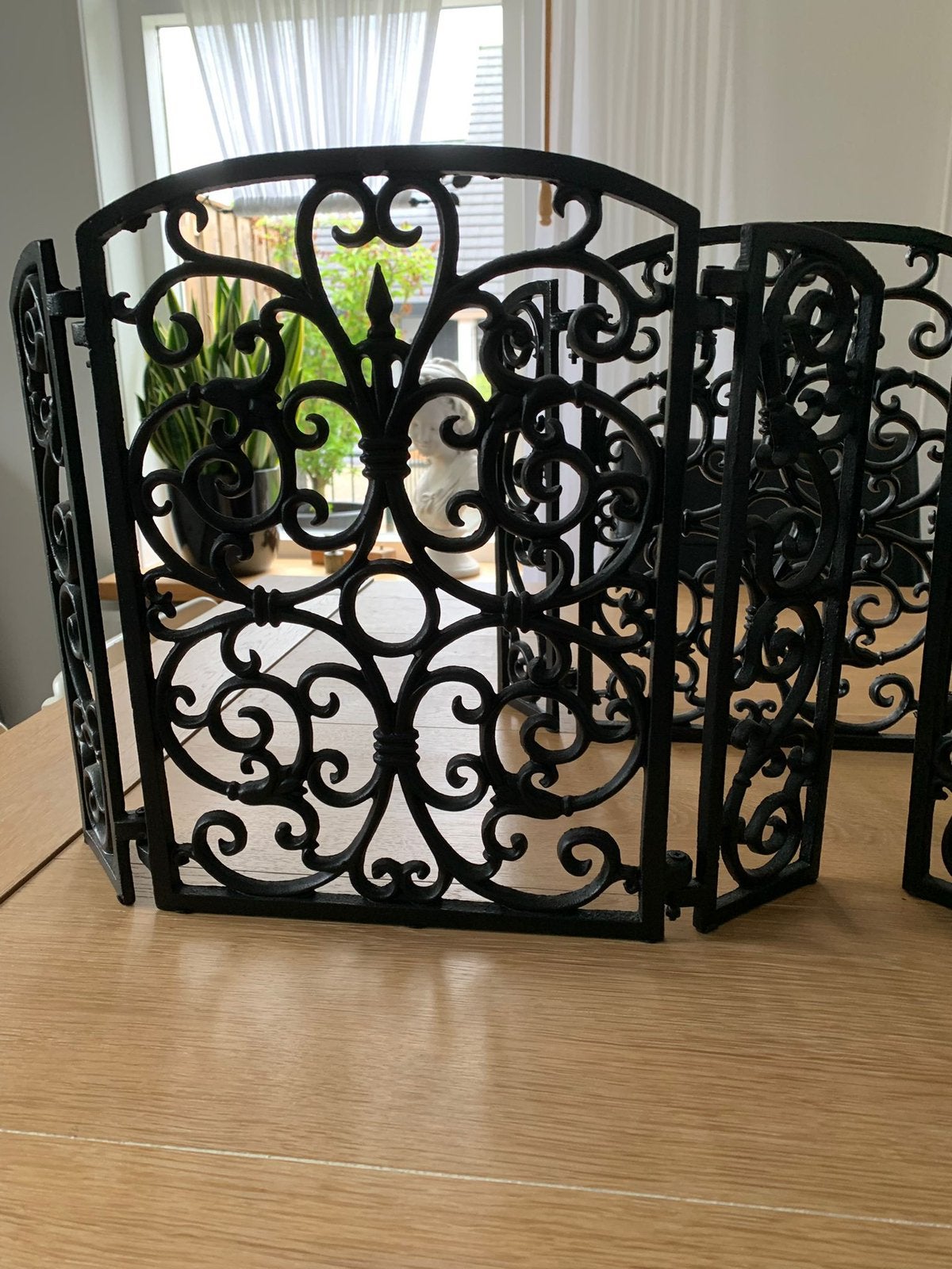 3 brocante raam decoratie, Ophalen of Verzenden, Zo goed als nieuw, Vrijstaande haard, Houthaard