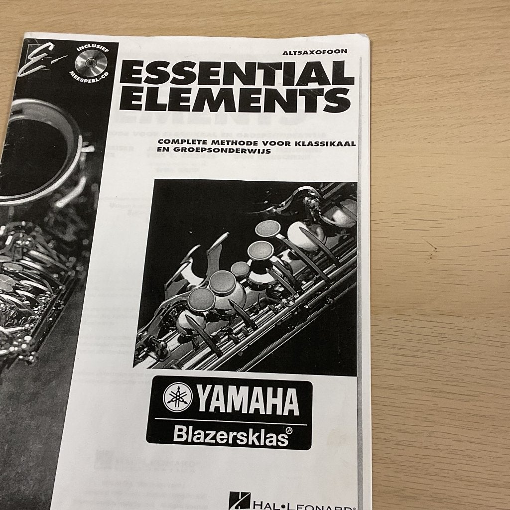 Muziekboek saxofoon essential element, Ophalen, Zo goed als nieuw, Jazz, Saxofoon
