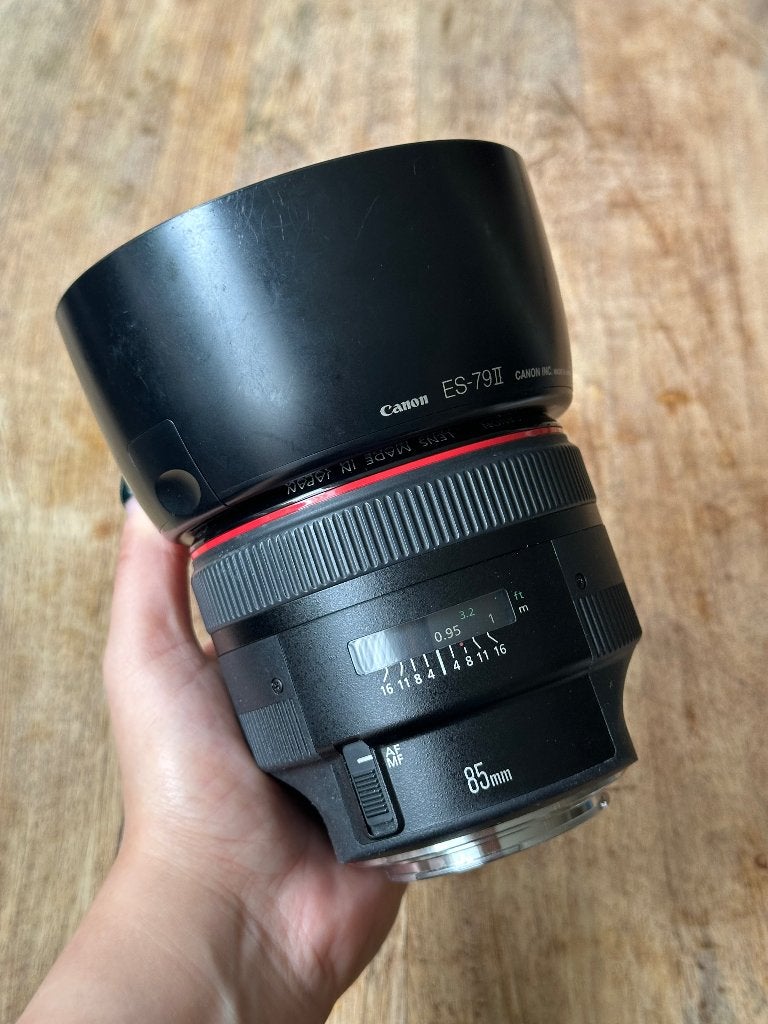 Objectief Canon 85mm F1.2, Ophalen, Nieuw, Standaardlens