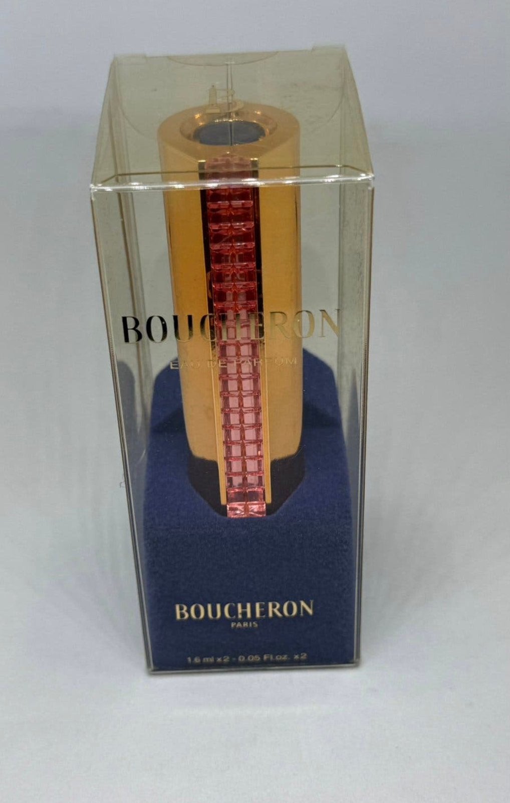 Boucheron femme met roze steentjes ongeopend, Verzenden, Nieuw, Proef of Tester, Gevuld