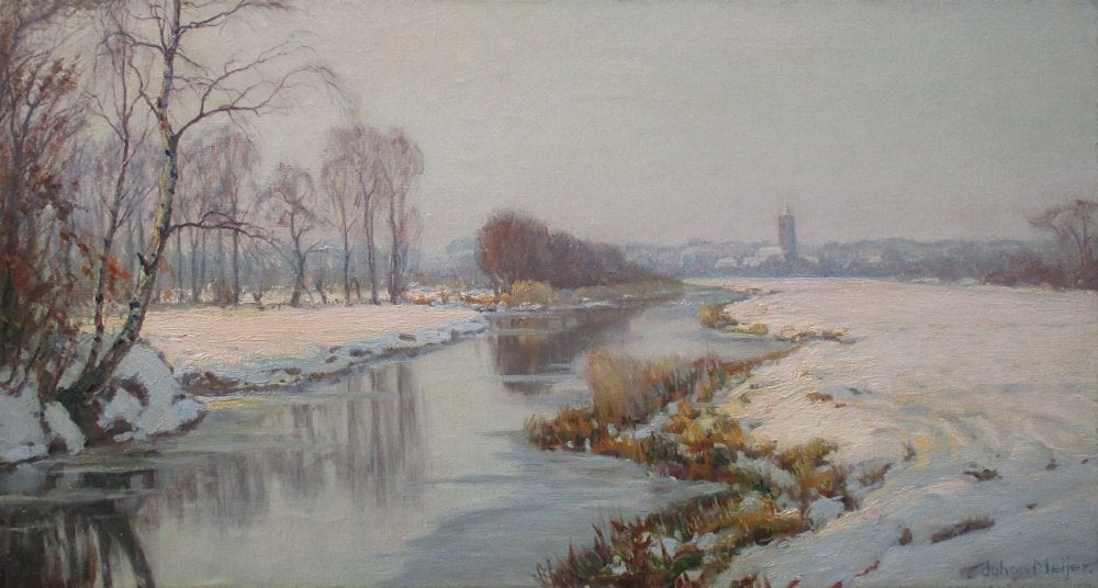 Johan Meijer, olieverf, op linnen, 1850,- euro, incl. lijst., Ophalen