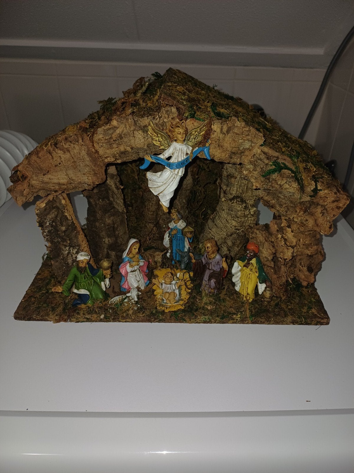 goede staat mooie kerststal, Ophalen of Verzenden, Zo goed als nieuw