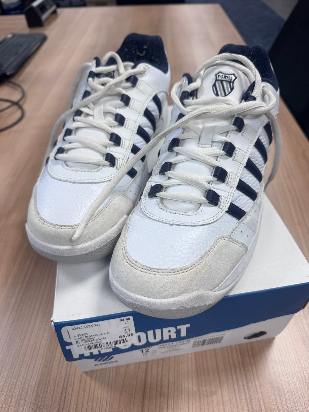 Kswiss indoor tennisschoen maat 47, Ophalen of Verzenden, Zo goed als nieuw