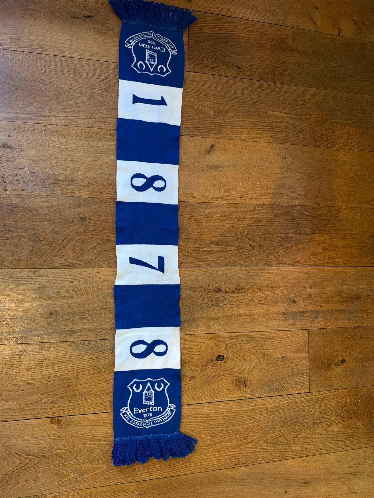 Everton sjaal - Voetbalclub accessoire, Ophalen of Verzenden, Zo goed als nieuw, Clubaccessoires