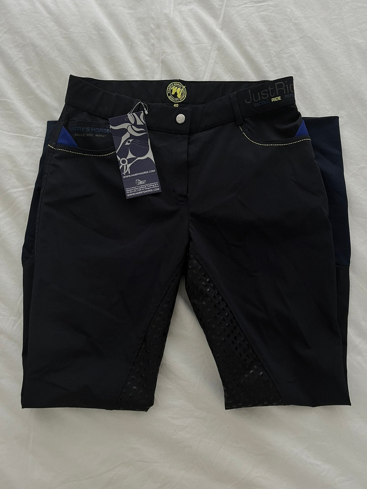 Harry’s Horse rijbroek mt. 40, Dieren en Toebehoren, Paardrijkleding, Blauw, Dressuur, Nieuw, Kinderen