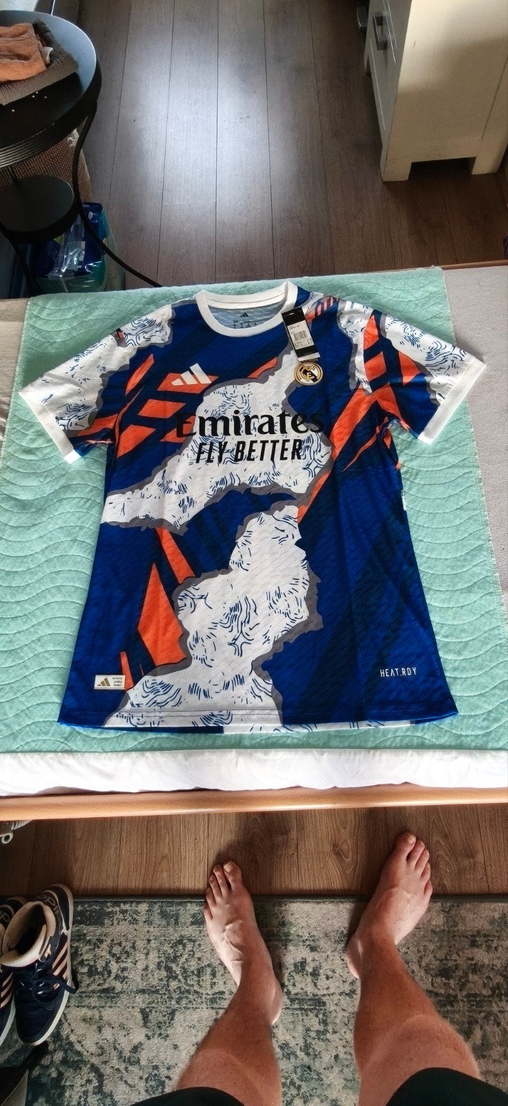 Real Madrid shirt player versie maat xxl, Ophalen of Verzenden, Zo goed als nieuw