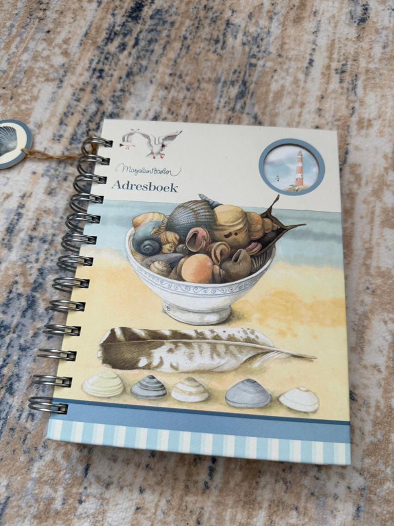 Marjolein Bastin – Adresboek met Zee & Strand Illustraties, Diversen, Ophalen of Verzenden, Nieuw