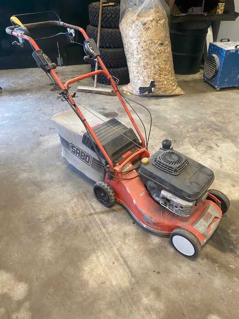 Sabo 47-K VARIO B grasmaaier, Ophalen, Cirkelmaaier, Gebruikt, 40 t/m 49 cm