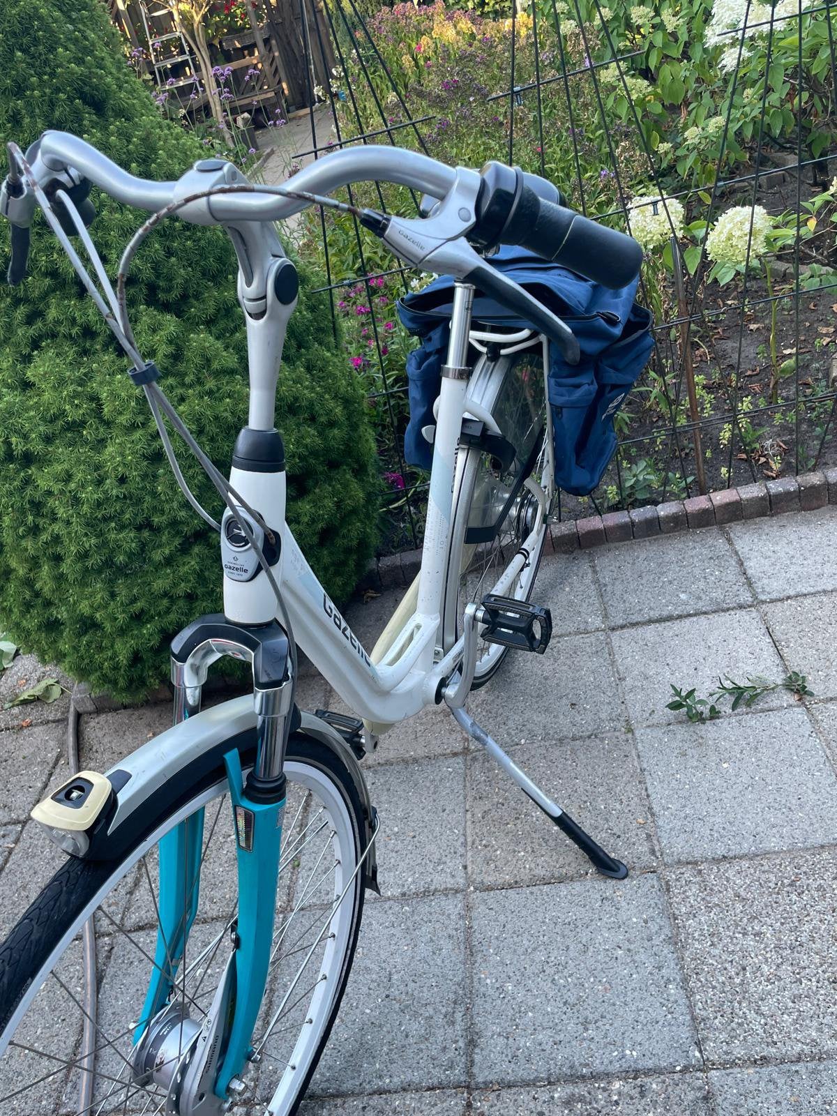 Dames fiets met een lage instap, Fietsen en Brommers, Ophalen, 47 tot 50 cm, Versnellingen, Zo goed als nieuw
