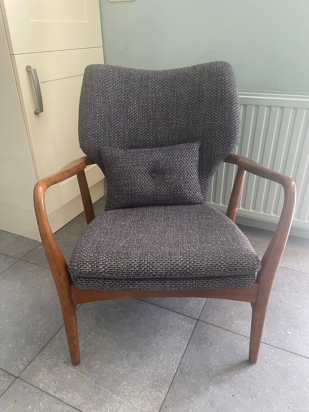 Comfortabele fauteuil in zeer goede staat, Ophalen, Zo goed als nieuw, Hout, Eén