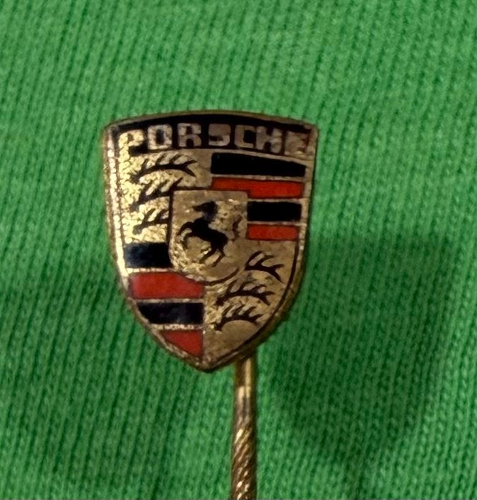 Speldje Porsche emaille, Ophalen of Verzenden, Zo goed als nieuw, Transport