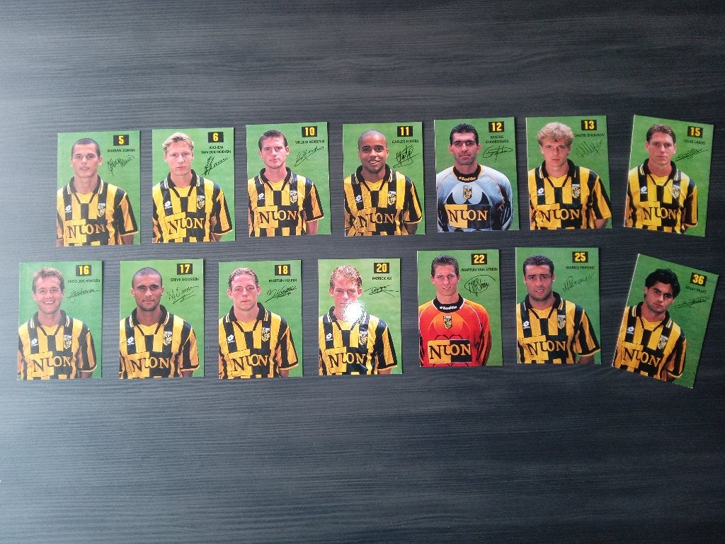 Set spelerskaarten van Vitesse, Ophalen of Verzenden, Nieuw, Vitesse, Spelerskaart
