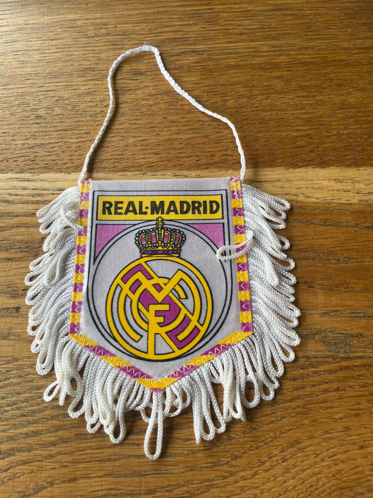 Vaantje Real Madrid, Ophalen of Verzenden, Gebruikt, Buitenlandse clubs, Vaantje of Sjaal