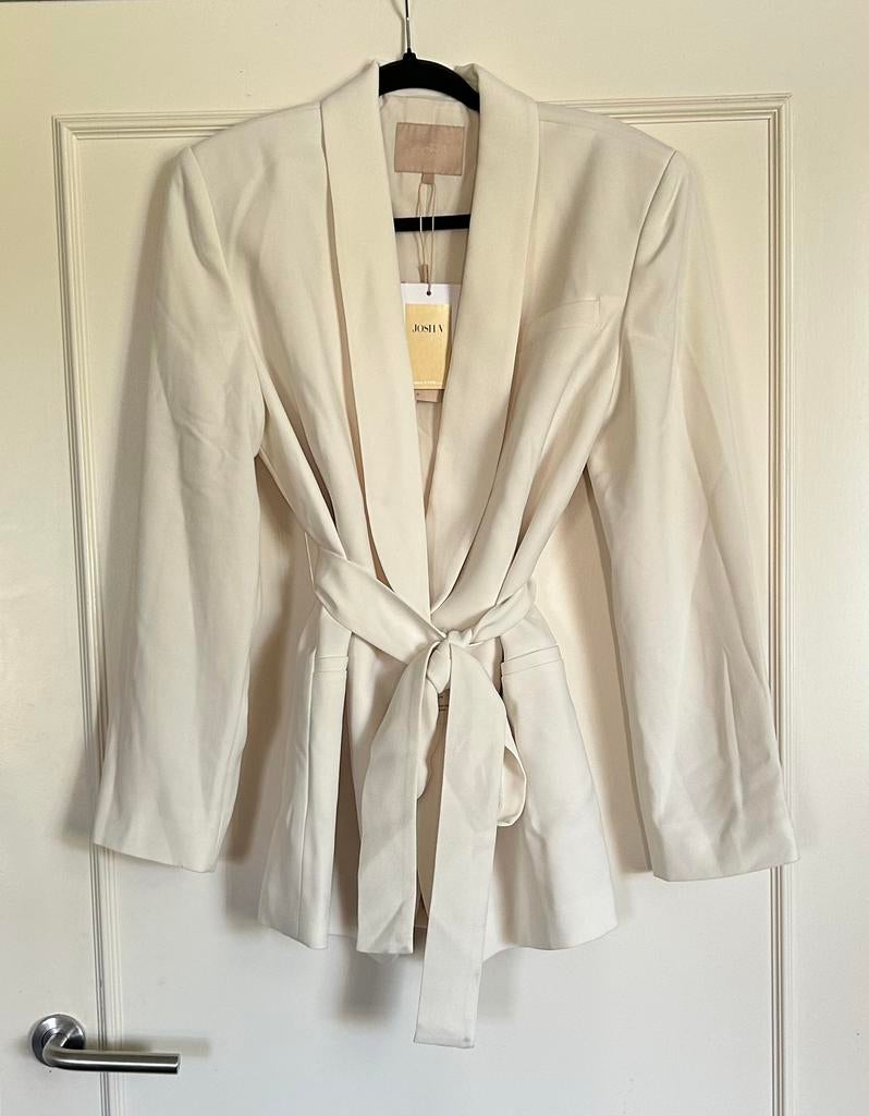Cocoon White JoshV, Josh V blazer in maat L, Wit, Maat 42/44 (L), Nieuw, Ophalen of Verzenden