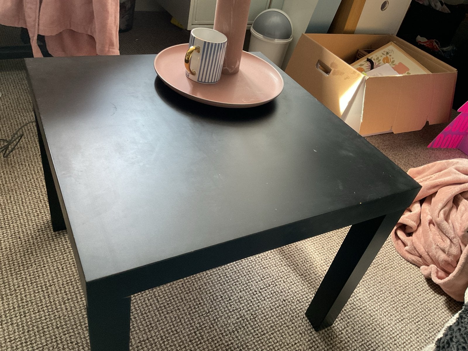 Ikea tafel gratis, Ophalen, Gebruikt, 100 tot 150 cm, Vierkant
