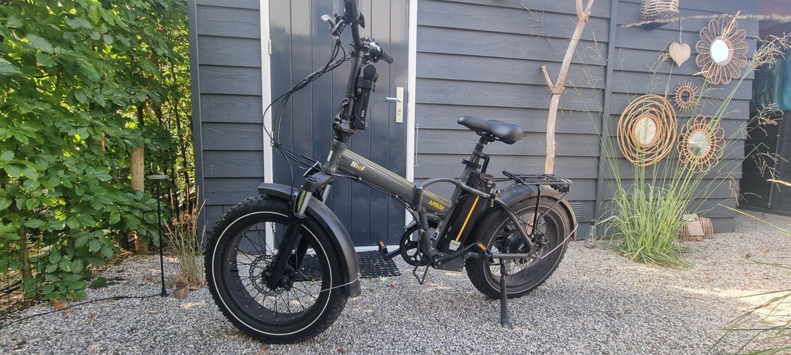 Nief Aprum elektrische vouwfiets, Gebruikt, Minder dan 47 cm, 50 km per accu of meer, Ophalen
